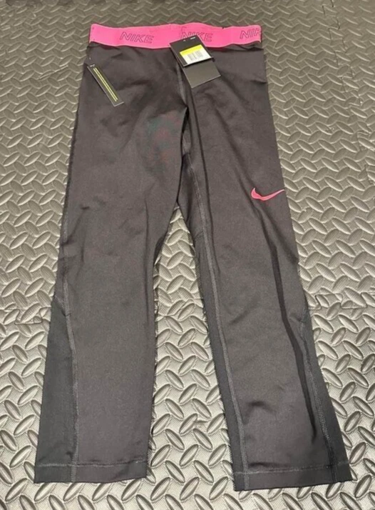 🔥Nike Women's Size S Tight Fit Base Layer Black Training Leggings (889596-017)