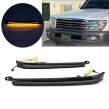 2x Faro proiettore segnalatore laterale DRL direzione per Toyota Land Cruiser LC100 1998-2007