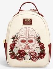 Loungefly Disney Star Wars Darth Vader Embroidered Floral Mini Backpack