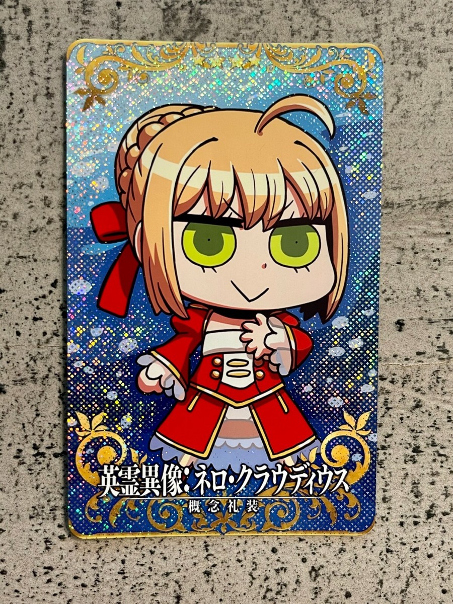fate FGO arcade project 104枚 Fate Grand Order FGO Arcade Saber Nero Claudius Learning