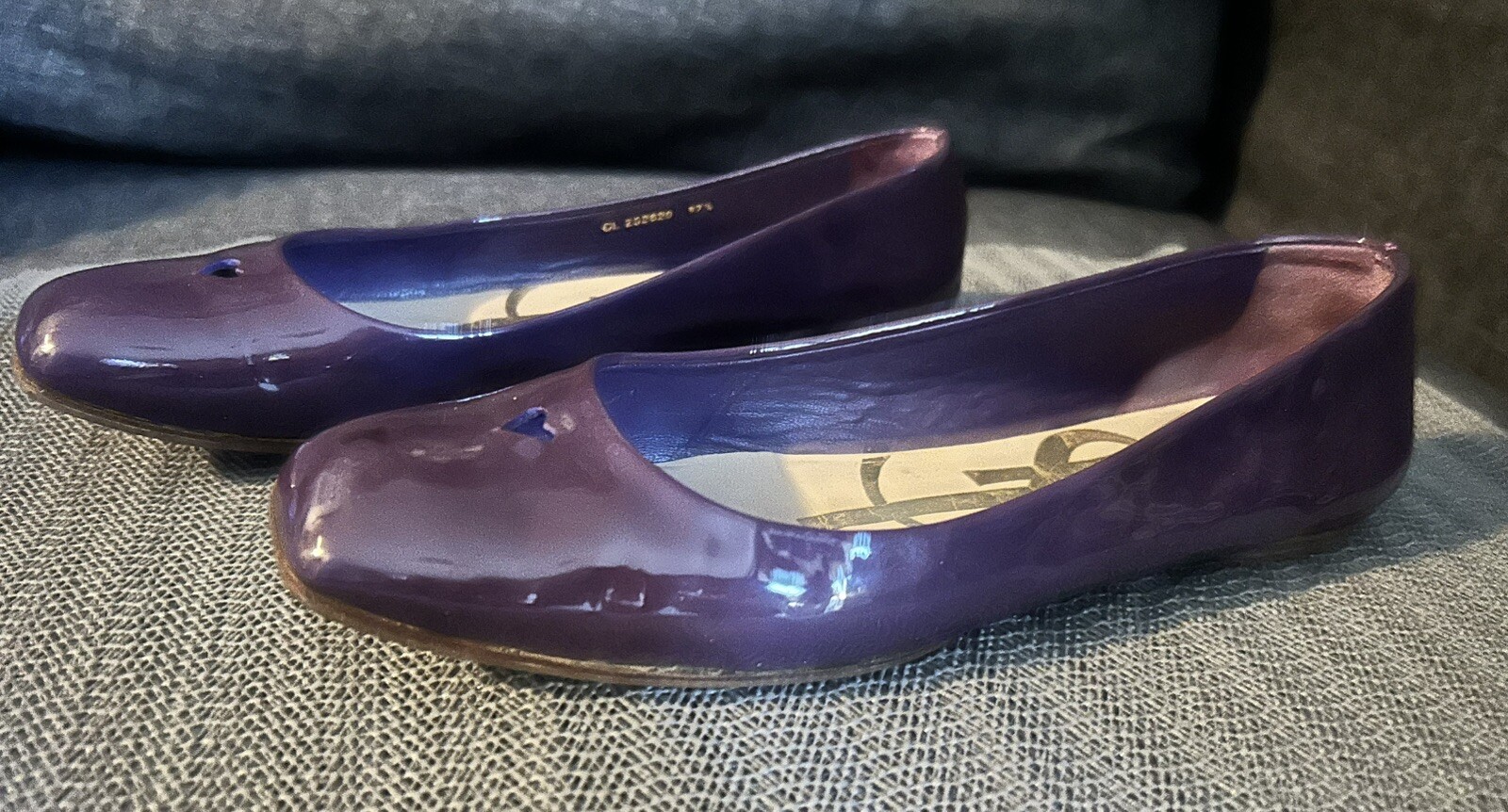 Yves Saint Laurent viola slip on piatto donna 6 5