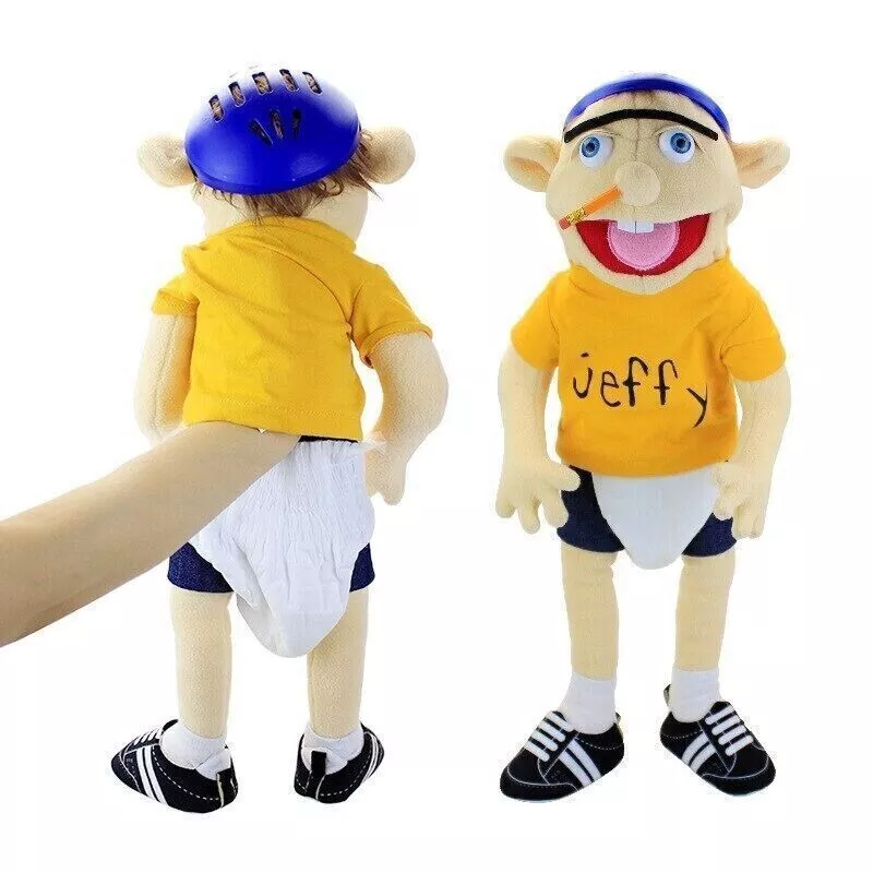 Jeffy Puppet Jeffy Hand Puppet Cartoon Plush Toy 23'' Stuffed Doll