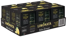 Limonata, Italian Sparkling Lemonade, 11.2 Oz. Cans (Pack of 24)