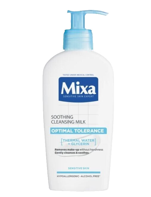 Mixa Cleanising Milk Removes Make-up without rubbing Gently Cleanses & Soothes