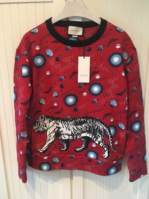 GUCCI Sweatshirt w/Space Tiger Print in 