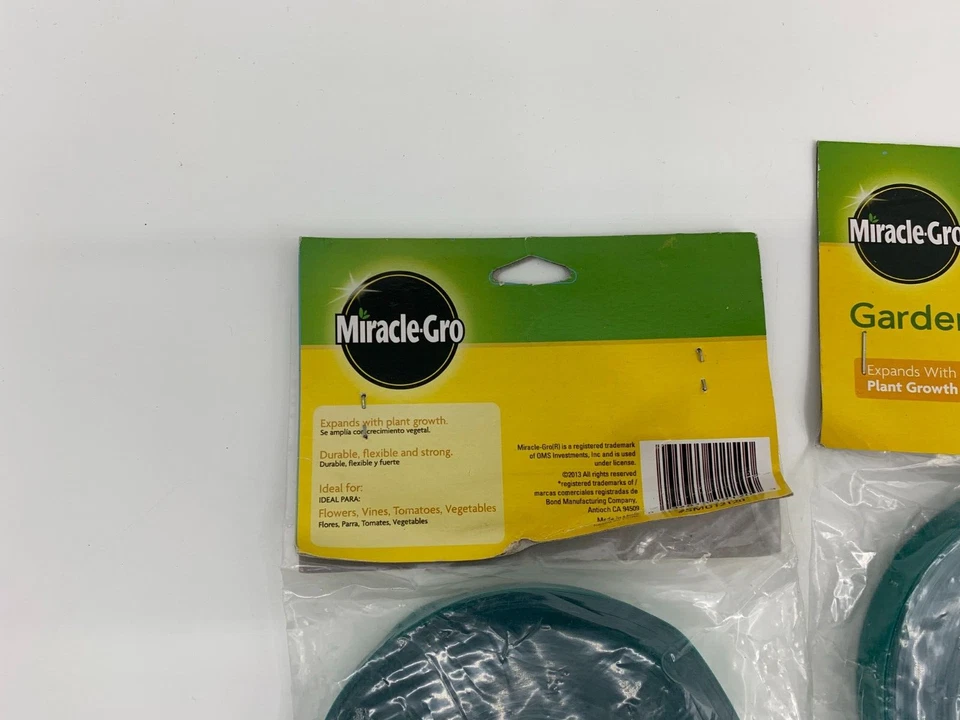 (3) Miracle-Gro Garden Tie Tape, 1/2” X 160 Feet - Miracle-Grow Plant Tape - Image 4 of 4