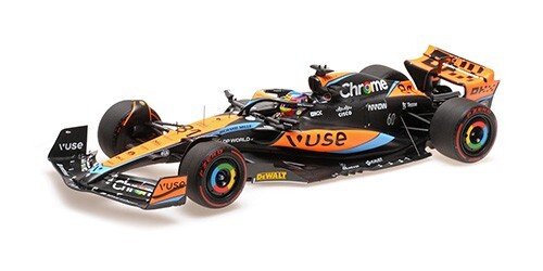 McLaren F1 MCL60 Oscar Piastri voiture miniature 2023 en métal injecté 1/18