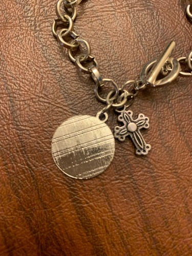 Christian “He Lives” Cross Easter Resurrection Charm Bracelet Catholic Jesus - Picture 5 of 10