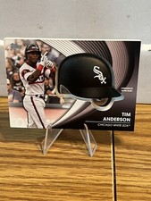 2022 Topps Update Tim Anderson #BH-TA CWS Commemorative Batting Helmet Card
