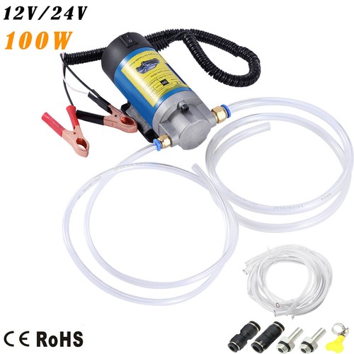 100W Transfer Pump Extractor Oil Fluid Diesel Electric Siphon Car Motorbike 12V - Picture 2 of 10