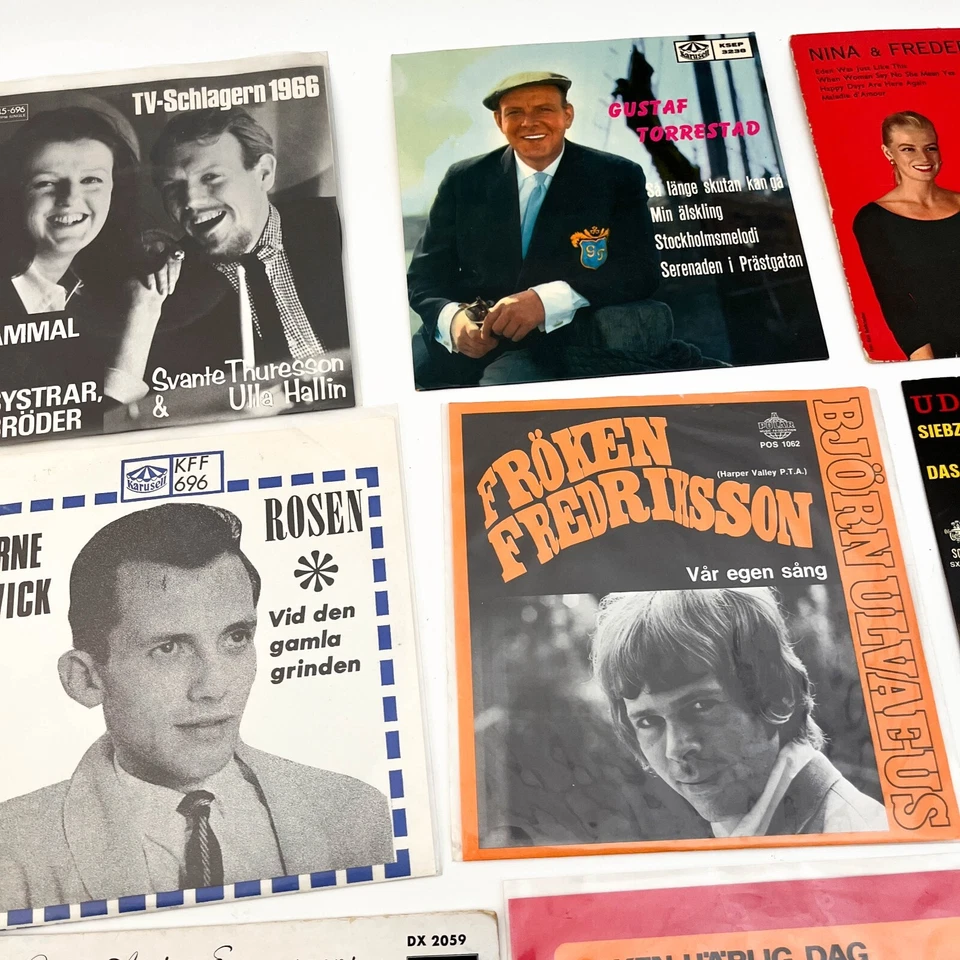 Lote a granel de 18 vinilos años 45-NANCY & FRANK SINATRA Somethin' Stupid 45 7" algunos raros Foto 3 de 4