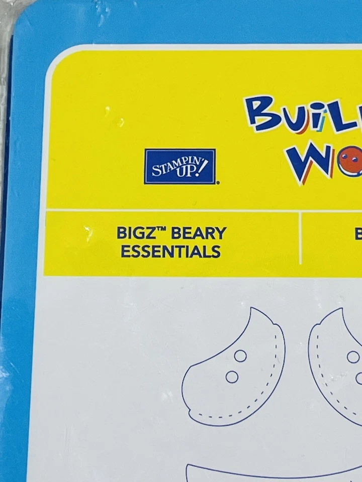 Stampin Build a Bear Workshop Sizzix Bigz Bear & Beary Essentials Dies New 2009 - Image 4 of 4