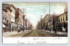 Postcard Ohio Zanesville OH Main Street Frank Vogel 1908 Posted Undivided Back