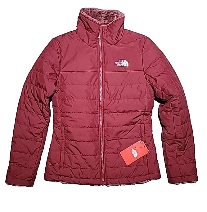 The North Face Women's Mossbud Reversible Jacket Cordovan Red S NwT