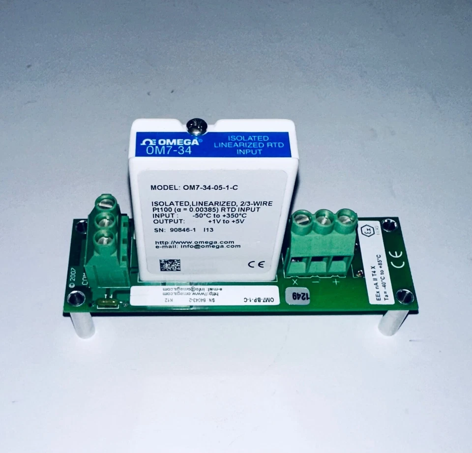 (NEW) Omega SCM7B34-05 Isolated Linearized RTD Input Module, New in Box w/Papers - Image 2 of 4