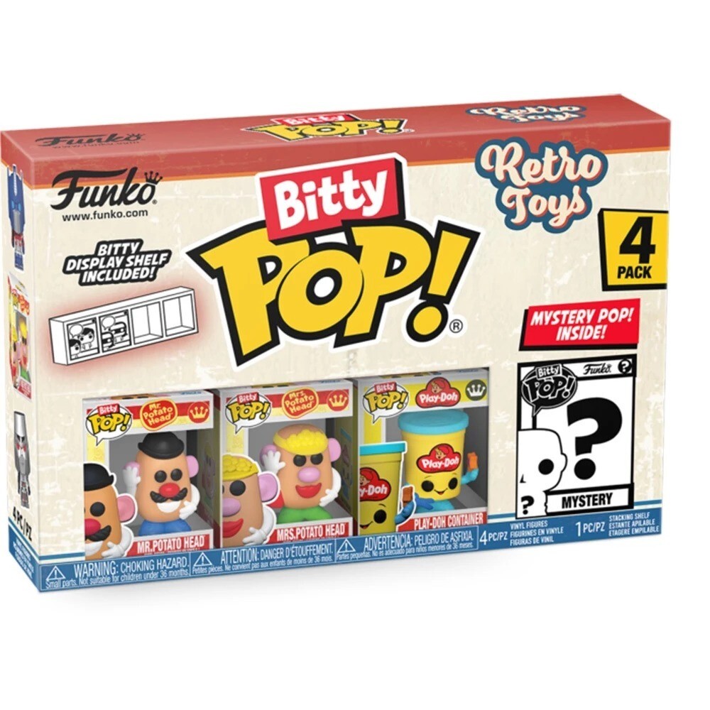 FUNKO BITTY POP! RETRO TOYS 4-PACK SERIES 1 FN75446 | eBay