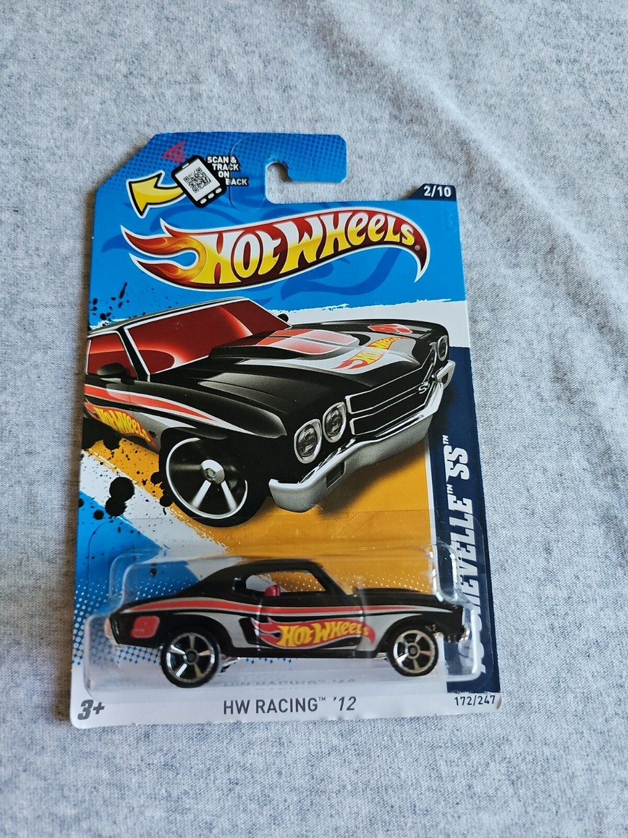 2012 Hot Wheels 70 CHEVELLE SS Black 172/247 LITTLE BEND Racing | eBay