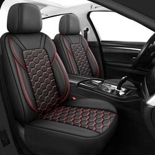 Prestige Blk Red PU Leather Front Car Seat Cover CITROEN C1 C2 C3 C4 C5 C8 SAXO