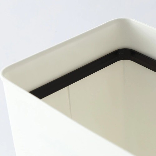 Cubo de basura Cubo de basura Cubo de basura de madera Cubo de basura de basura de oficina - Imagen 10 de 14