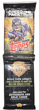 2013 Topps NFL Football Cards Retail Jumbo Packs 36 Cards Autos & Relics