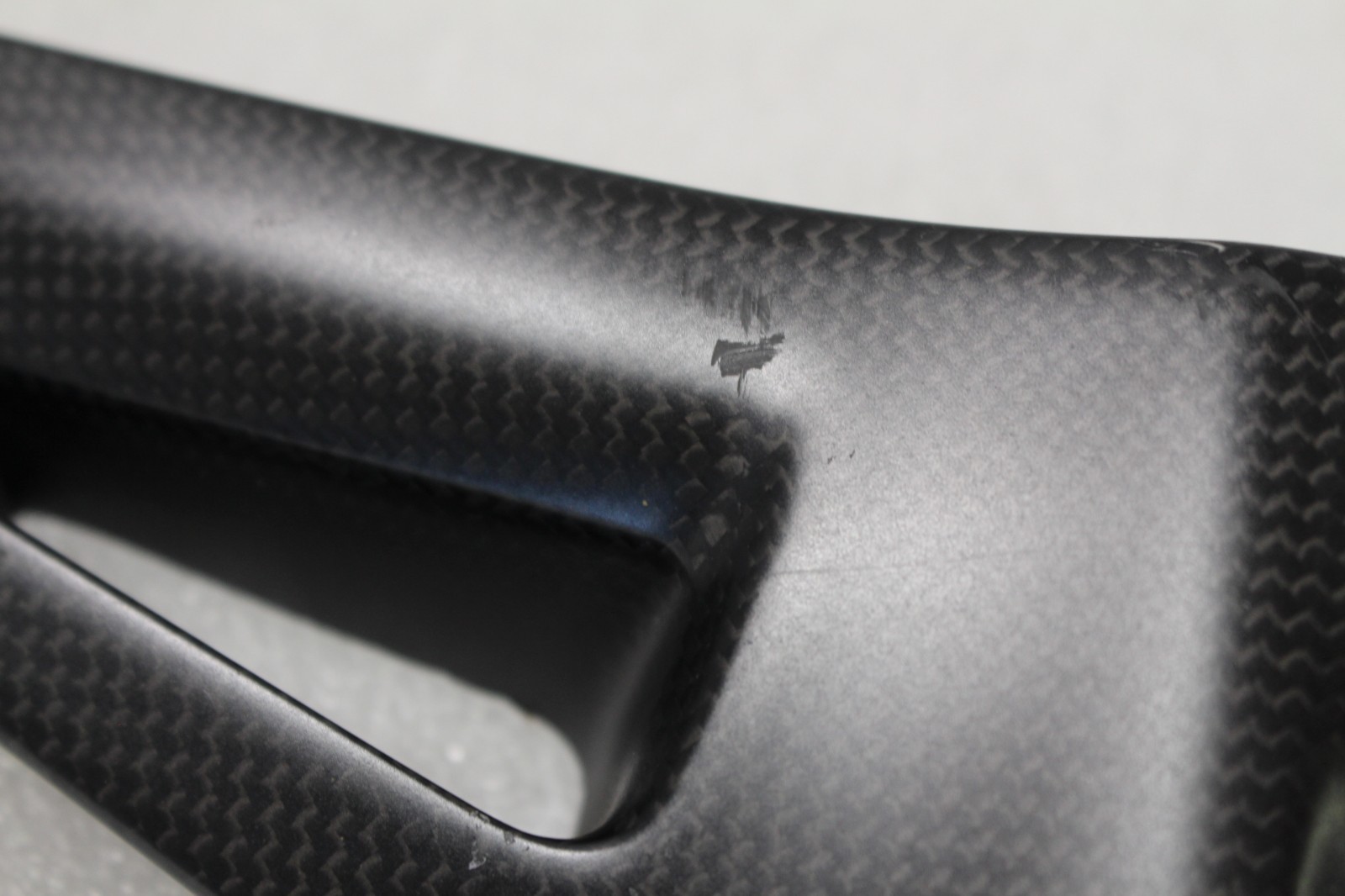 Ferrari 296 GTB, Carbon Fiber, Upper Speedometer Trim, Dmg, Used, P/N 743892