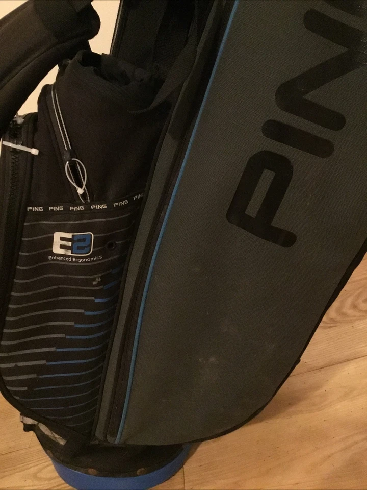 Ping E2 Stand Golf Bag with 4-way Dividers & Rain Cover - Image 3 of 4