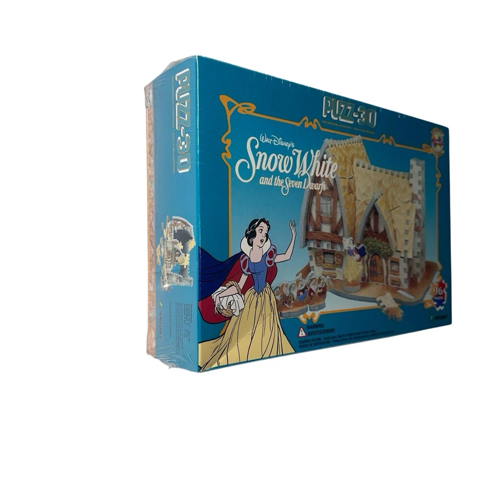 Rompecabezas Wrebbit 3D Blancanieves 7 enanos 96 piezas Walt Disney - Sellado de fábrica Foto 3 de 4