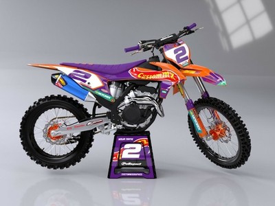 CustomMX - Grafik Kit: passend für KTM SX SXF EXC 85 125 150 250 300 350 450 Modelle