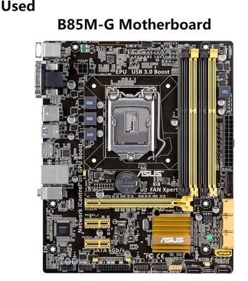 ASUS B85M Motherboard LGA 1150 i7 i5 i3 CPU Support DDR3 USB 3.0