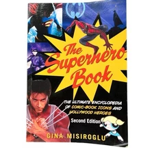 SUPER HERO BOOK COMIC & MOVIE HEROES GUIDE encyclopedia comic book icons