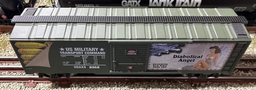 Menards~O Gauge~US Army "Diabolical Angel" Boxcar! Compatible W/Lionel & MTH! - Picture 2 of 6