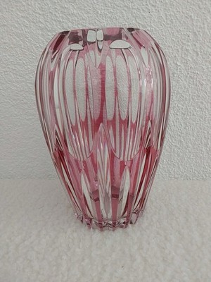 1970' er Vintage Val Saint Lambert Style Kristall Vase.