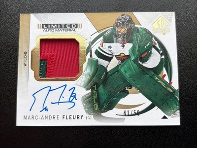 2024/25 Upper Deck SP Authentic Marc-Andre Fleury Limited Auto Material /50