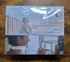 Video Baby Monitor Set, 5" Display Camera, 2.4ghz Wireless Transmission, Sound