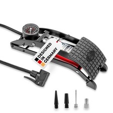 HEYNER  Premium-Fußluftpumpe mit Manometer
