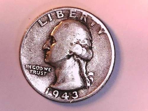 U S 1943-S Washington 1/4 Dollar very FINE