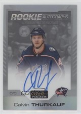 2020-21 O-Pee-Chee Platinum Rookie Auto Rainbow Calvin Thurkauf #R-CT Auto 0a4