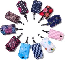 Foldable Reusable Grocery Shopping Tote Bags 6 Pack Eco Friendly Travel Recycle