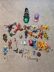 Vintage Mixed Toy Lot Action Figures Transformers Beast Wars Atari Primal Rage