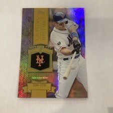 2013 Topps Chasing History Gold Holofoil David Wright New York Mets CH-24
