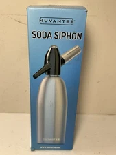 Nuvantee Soda Siphon Sparkling Soda Maker  Aluminum 1 Liter New