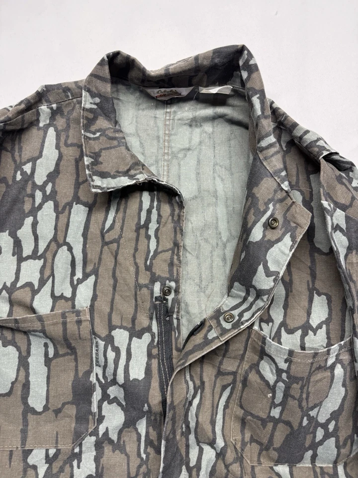 Cabelas Camo Coveralls Mens XL regular Jumpsuit Camo Hunting USA hemmed - Image 3 of 4