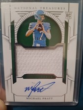 2024 Panini National Treasures Football Michael Pratt #51 74/99