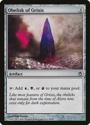 Obelisk of Grixis - 60 - NM - Duel Decks: Ajani vs. Nicol Bolas - MTG