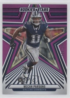 2024 Panini Rookies & Stars Purple 129/299 Micah Parsons #27 06p2