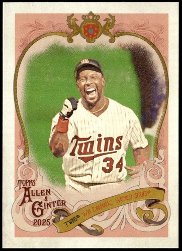 Kirby Puckett #SV-25 2025 Topps Allen and Ginter Sweet Victory card