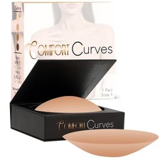 Nipple Covers for Women - Reusable Silicone Covers, A-C Cup, Nude