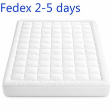 Continental Sleep, 1" Quilted Fitted Fluffy  Soft Mattress Pad