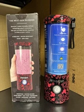 Disney Blendjet Mickey Mouse Portable Blender Love Story Red Black W/charger USB