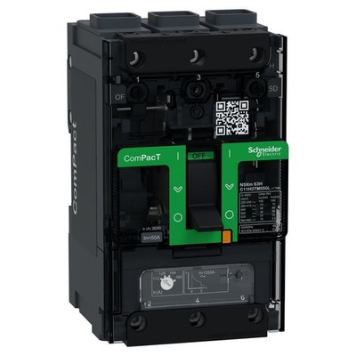 Schneider Electric C11H3TM050L ComPacT Kompaktleistungsschalter NSXm 3P 70kA 50A